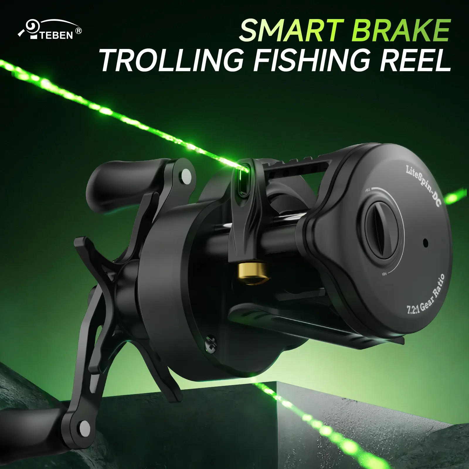 TEBEN Kekili Drum Reel LiteSpin DC with Smart Electronic Brake