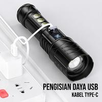 Gambar Suksestech Senter Zoom In Out 4 Mode Cahaya Terang Led Cob Free Kabel Usb Tipe C NF-009 - Senter dari SUKSESTECH Kota Surabaya 5 Tokopedia