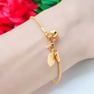 Gelang Tangan Wanita Rantai Itali Emas 18K