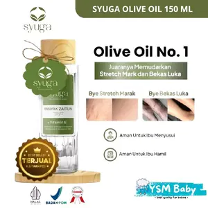 SYUGA Olive Oil 150 ml Minyak Zaitun Memudarkan Stretch Mark