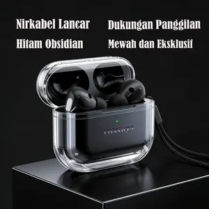 2026 embedrone PHANTOM TX30 Earphone Bluetooth Nirkabel True Wireless, Anti Air Dalam, Baterai Tahan Lama, TWS, Suara Bass Kuat, Audio Surround 3D, Peredam Suara Cerdas, Gaming Kompetitif, Mendukung Panggilan, Musik, Olahraga, Earphone Bluetooth Nirkabel