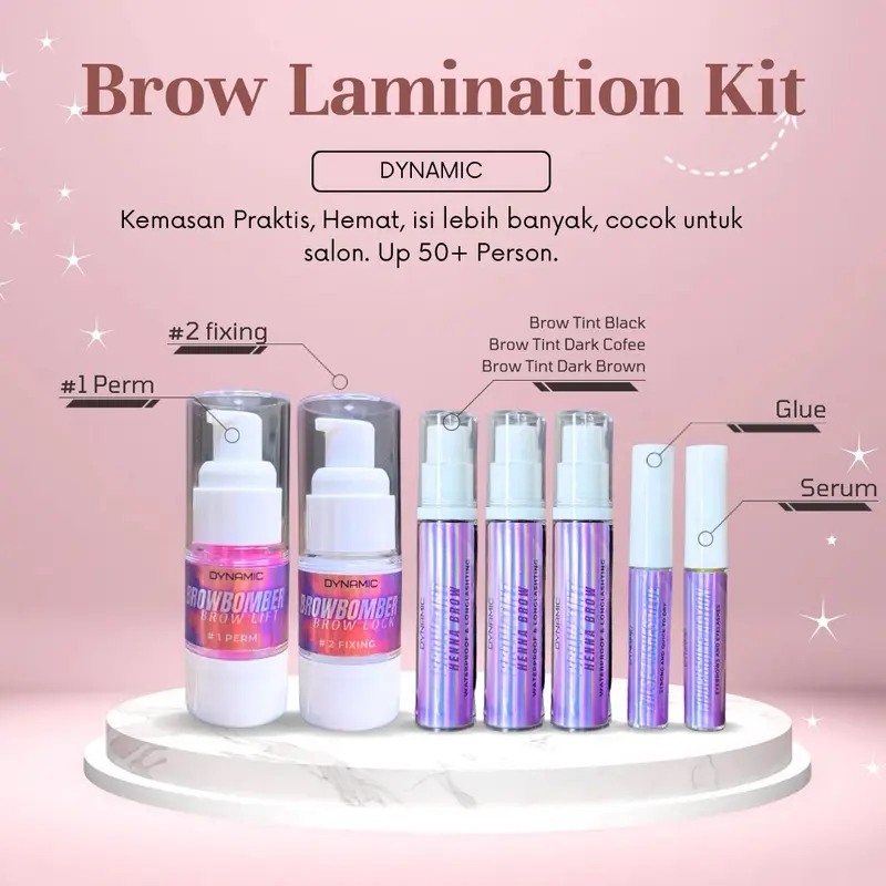 Browbomber brow lamination Dynamic lashlift brow bomber alis IINLEI iconsign pelentik bulu mata 5
