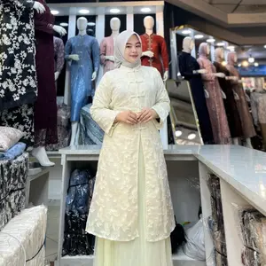GAMIS VIRAL DRESS VIRAL WARNA VIRAL IVORY BUTTER CREAM LEBARAN 2026