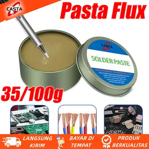 CASTA 35g 100g Flux Solder, Flux Untuk Soldering, Pasta Flux Soldering Rosin Untuk Soldering Elektronik Tanpa Timbal Dan Diy Soldering