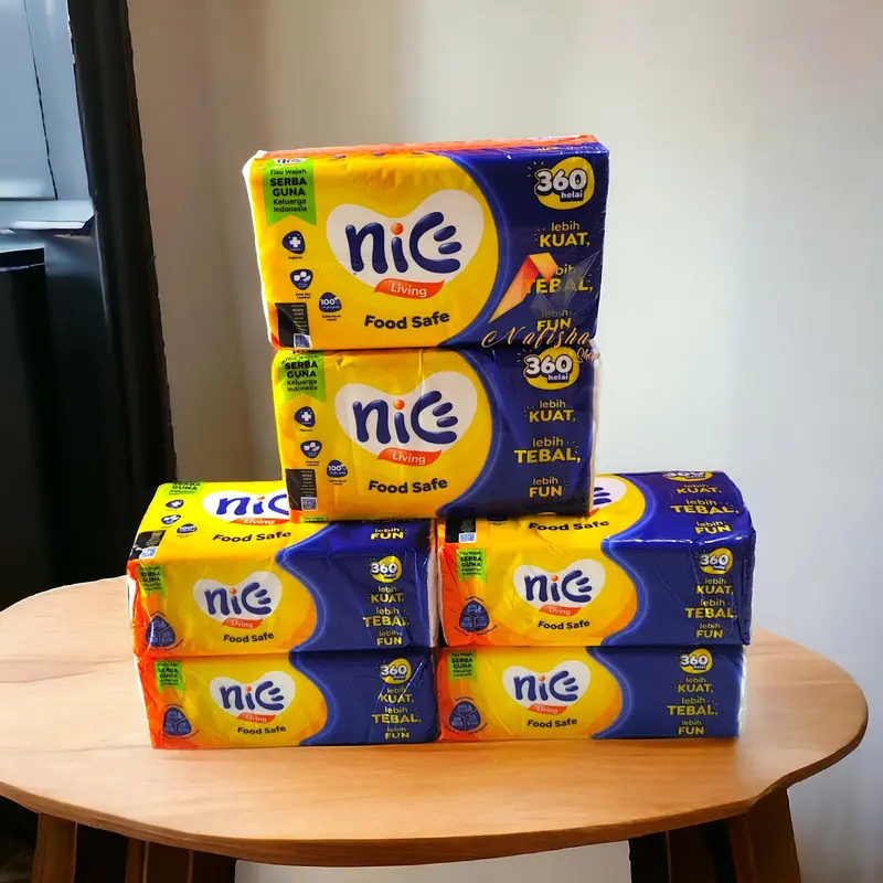 (Paket 8 /10 pcs) New Nice Living Facial Tissue 2ply 360 Helai Tisu Wajah Tisu Kering 3