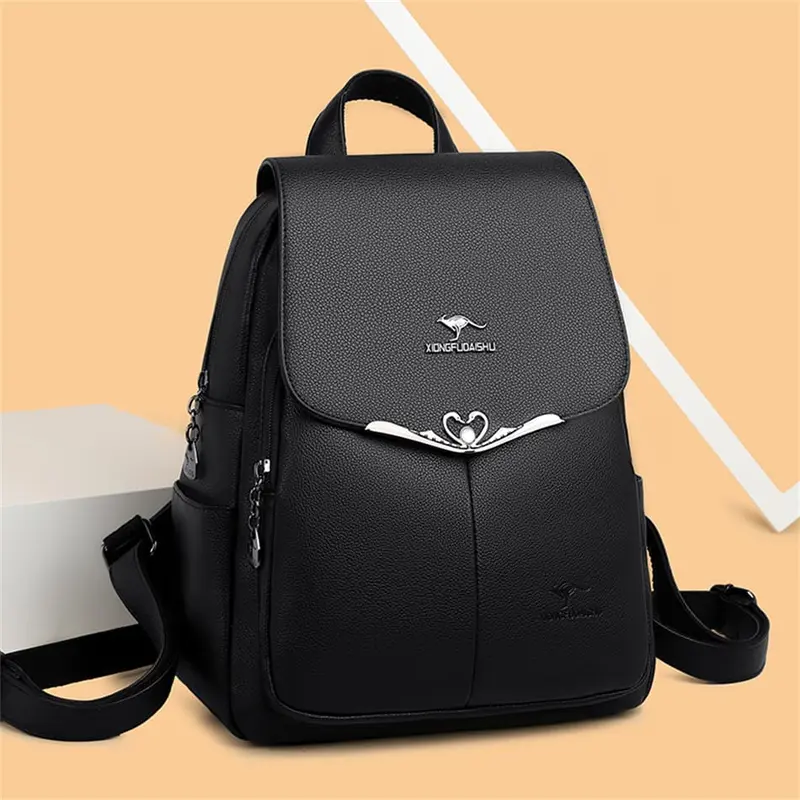 Tas Ransel Wanita Import Murah Fashion Terbaru dengan Fitur Kedap Air Kulit 0