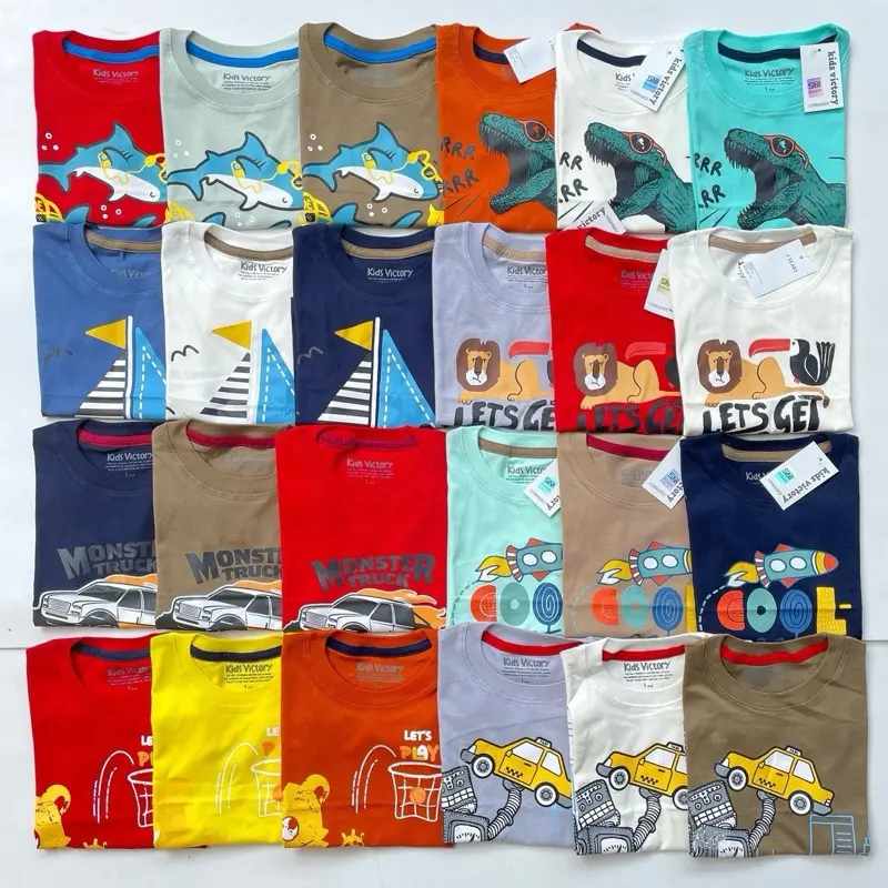 Paket hemat kaos anak cowok 4 pcs 2