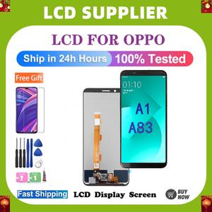 For Oppo A1 A83 Black and White Lcd,Phone Touch Screen Replacement,Send Protective Film,Tools and glue,Cellphone Accessory Installation,Smartphone Device Replacement.