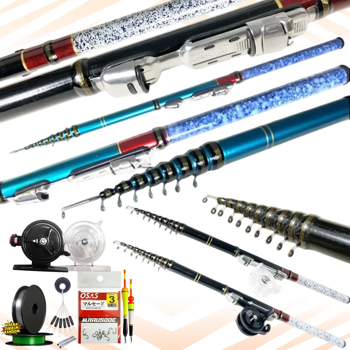 Set Lengkap Tegek Emran TJL & Orca TJL kolong COD II GRATIS ONGKIR