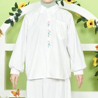 Gambar Mybamus Tawa Embroidery Tops Kemeja Katun Bordir Bunga Kemeja Kerja Wanita Kemeja Embroidery Kemeja Wanita - Black M18843 R77S1  dari Mybamus Kab. Bandung Barat 5 Tokopedia