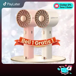 【Beli 1 Gratis 1】(COD)Bravhom Kipas Angin Mini Portable 3IN1 Aromaterapi 3 Kecepatan Lampu Warna Warni Phone Holder