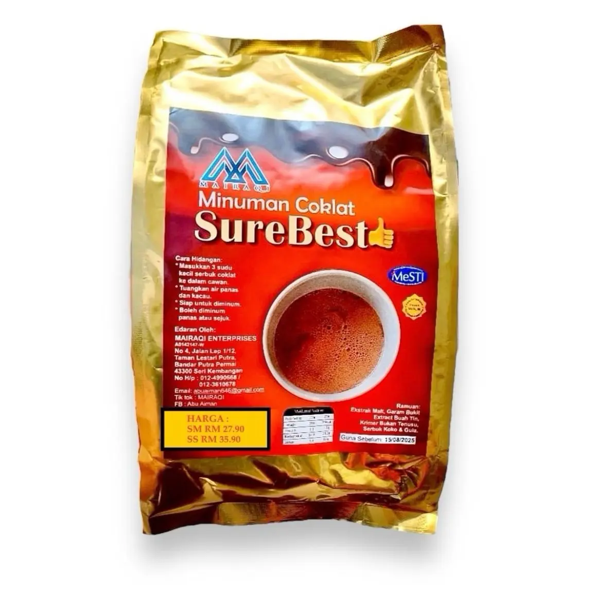Minuman Coklat SURE BEST 5 in 1