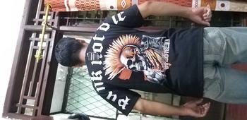 Product Review of KAOS T-SHIRT DEWASA  MOTIF CABUT LENGAN PENDEK HITAM PAKET HEMAT 4PCS DAN 6PCS PROMO SATUAN from A**t 2