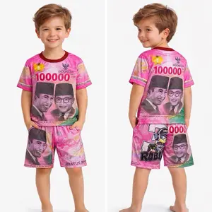 SETELAN ANAK UANG FULL PRINTING/LUCU KEKINIAN LAKI-LAKI PEREMPUAN/Jersey Anak/BAJU ANAK