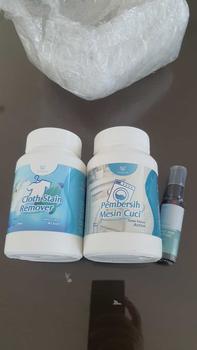 Product Review of Wiselie Spesial Bundling Pembersih Mesin cuci500gr, Cloth Stain Remover 500gr Free Toilet 30ml Rumah bersih siap menerima tamu aman untuk keluarga Cairan from E**J 0