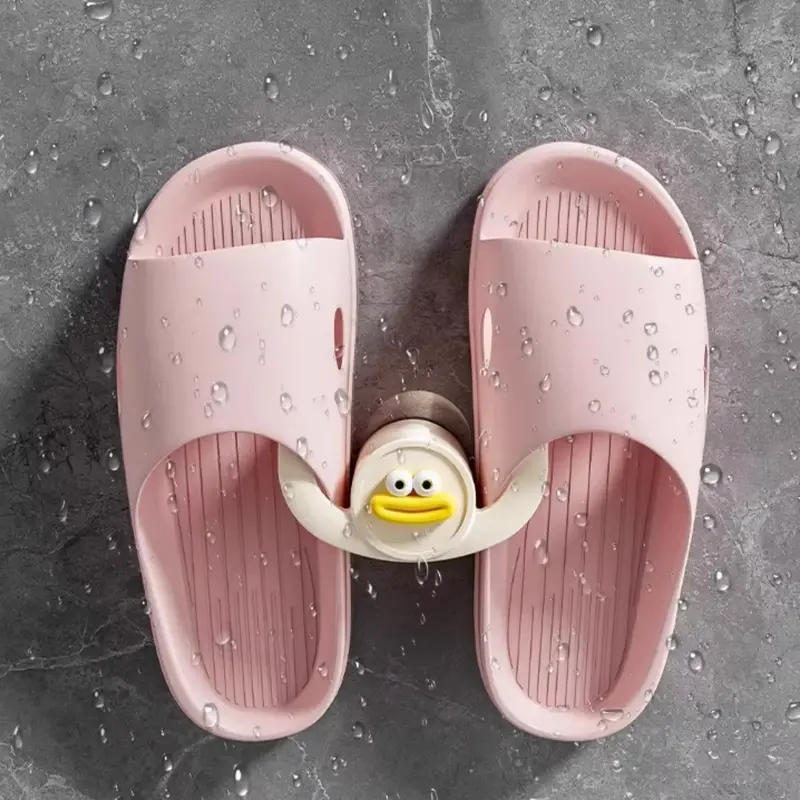 Giá Để Giày, Thiết Kế Sáng Tạo, Treo Tường, Không Cần Khoan, Sắp Xếp Sandal, Đa Năng, Kệ Đựng Đồ Trong Phòng Tắm, Thích Hợp Cho Khu Vực Vòi Hoa Sen, Giá Phơi Đồ 4