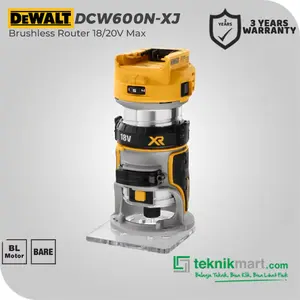 Dewalt Brushless Router 18/20V Max DCW600N-XJ (Unit Only)