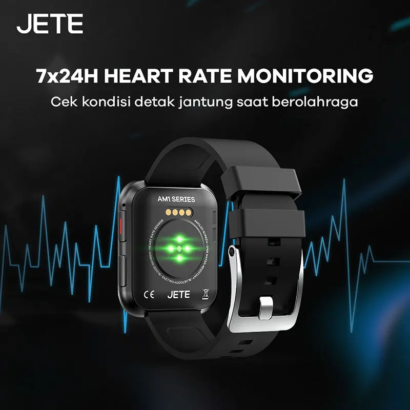 Smartwatch Jete AM1 Band Jam Tangan Pintar Norton Bali Smartphone 4