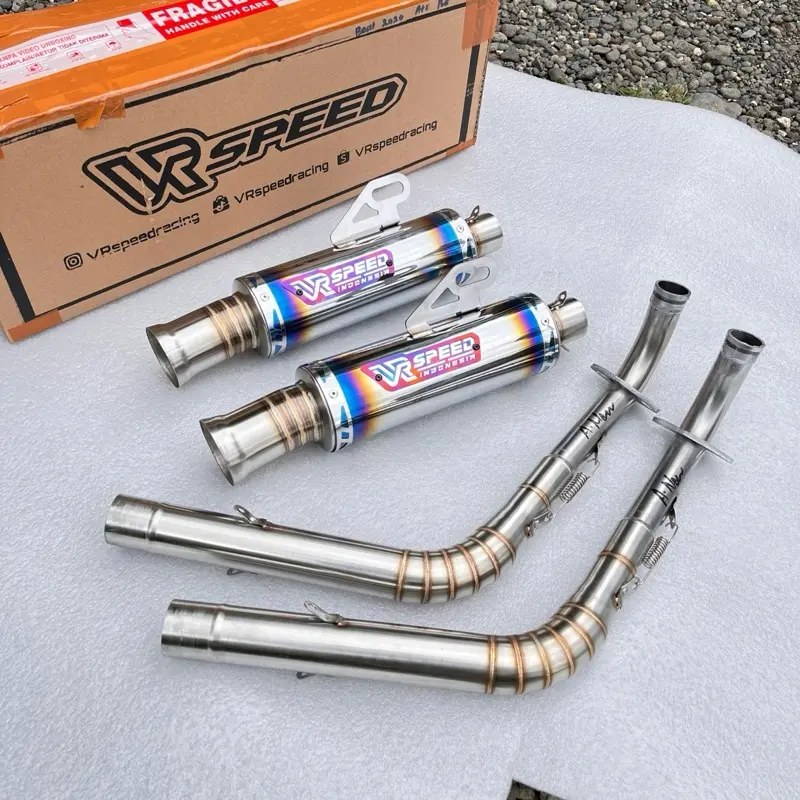 KNALPOT VR SPEED RACING SALEMBA VARIO NEW VARIO OLD AEROX NEW AEROX OLD RACING BERKULITAS DANA PELAJAR 2