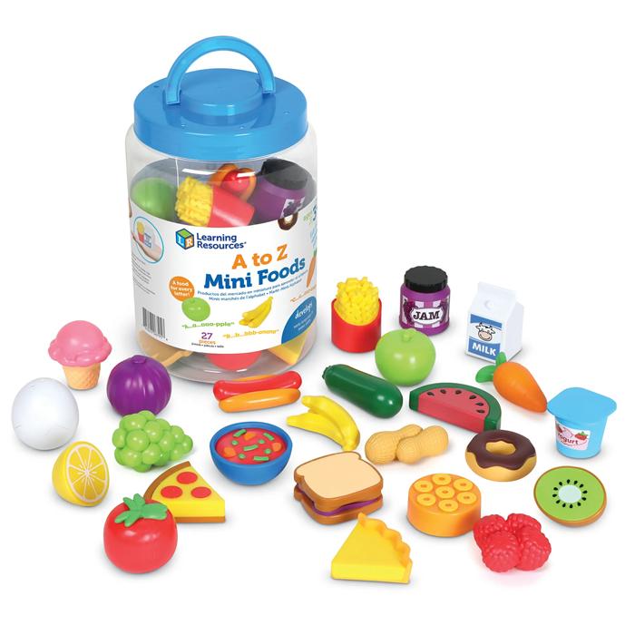 Gambar Learning Resources A to Z Mini Foods Alphabet-Themed Mini Play Foods for Kids (27-Piece Set), Mainan Edukasi Makanan Huruf A–Z untuk Anak dari Learning Resources Indonesia Kota Tangerang Tokopedia