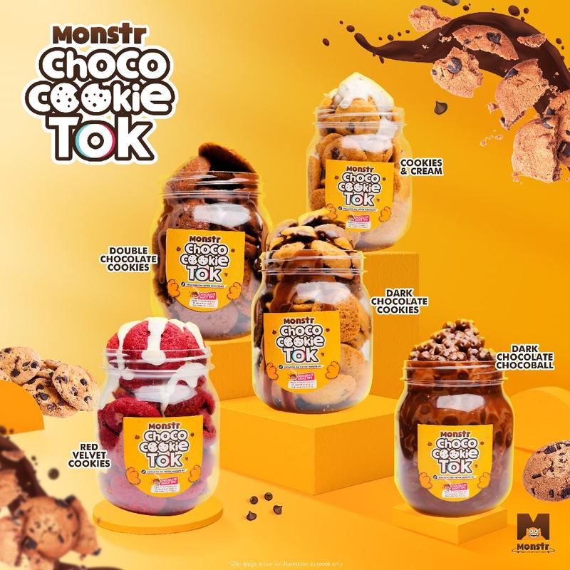 MONSTR Combo Choco Cookies Tok 5 - [Red Velvet Cookies + Dar - TikTok ...