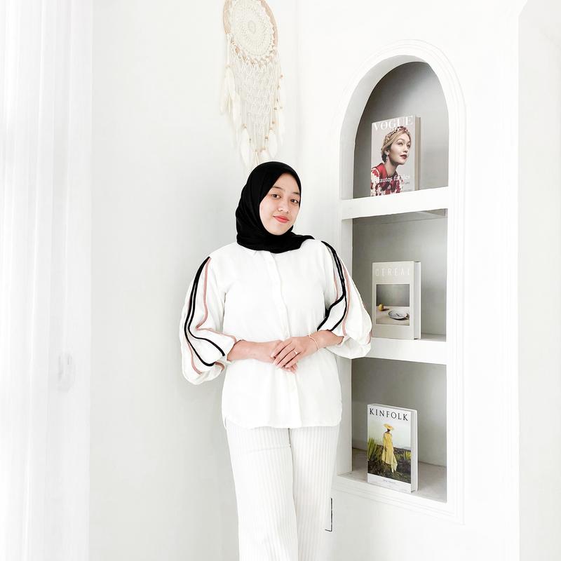DEVANCA SHIRT - BAJU ATASAN WANITA POLOS / ATASAN BLOUSE WANITA KEKINIAN / KOREAN STYLE 3