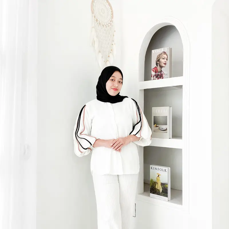 DEVANCA SHIRT - BAJU ATASAN WANITA POLOS / ATASAN BLOUSE WANITA KEKINIAN / KOREAN STYLE 3
