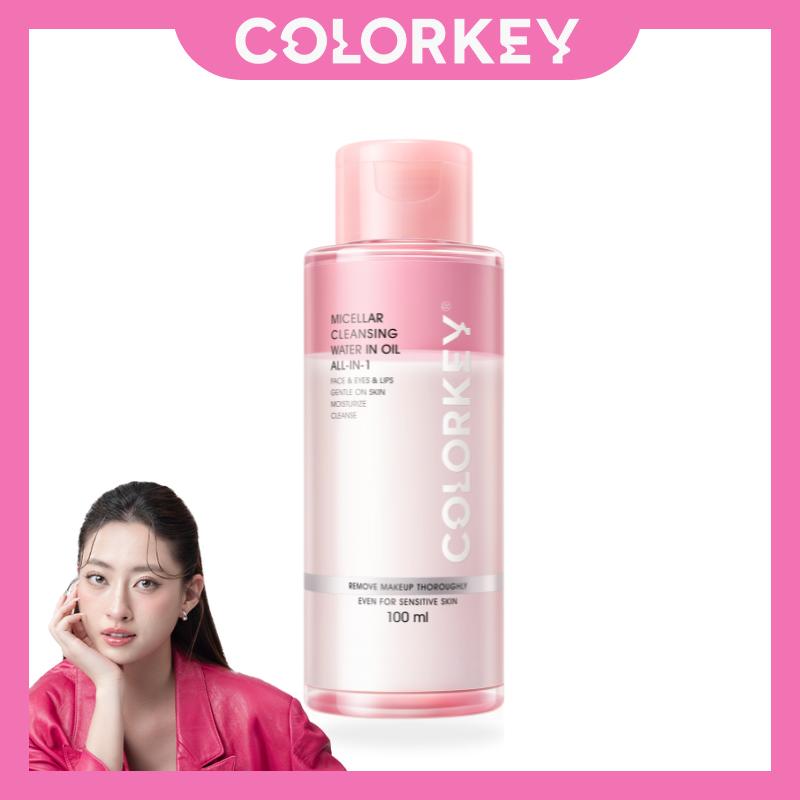 [FLASHSALE] Minisize 100ml Nước Tẩy Trang COLORKEY Dịu Nhẹ Và Làm Sạch All-in-1 Micellar CleansingWater In Oil