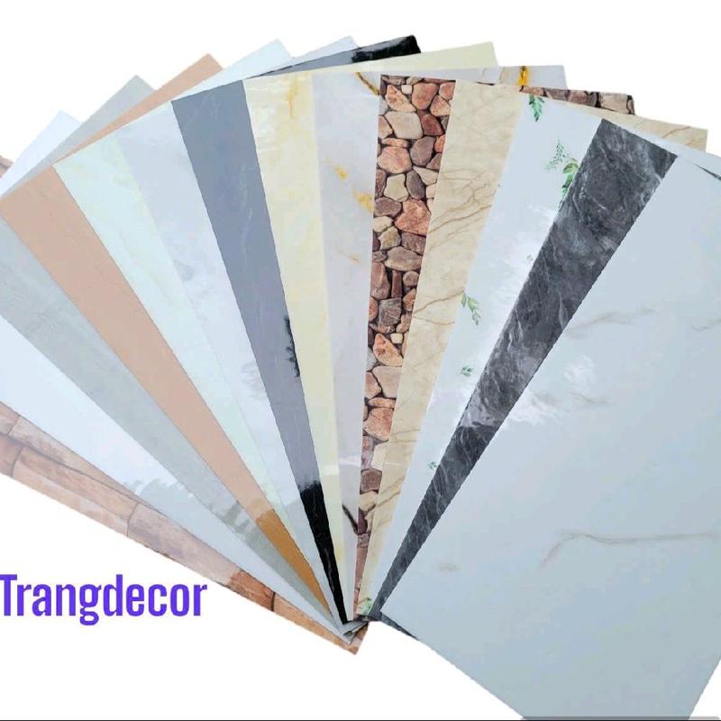 Combo 40 Tấm Xốp Dán Tường Vân Đá Hoa Cương, PVC Kích Thước 60X30cm Có Keo SẵnCách âm Phòng khách dán trước chống khói mieng dantuong cuon Chống tĩnh miếng  dán Vietnam chống mốc phòng bếp vn phòng tắm vn ❤ trắng-96cm tấm nhựa  pvc dán trước ô vuông vàng