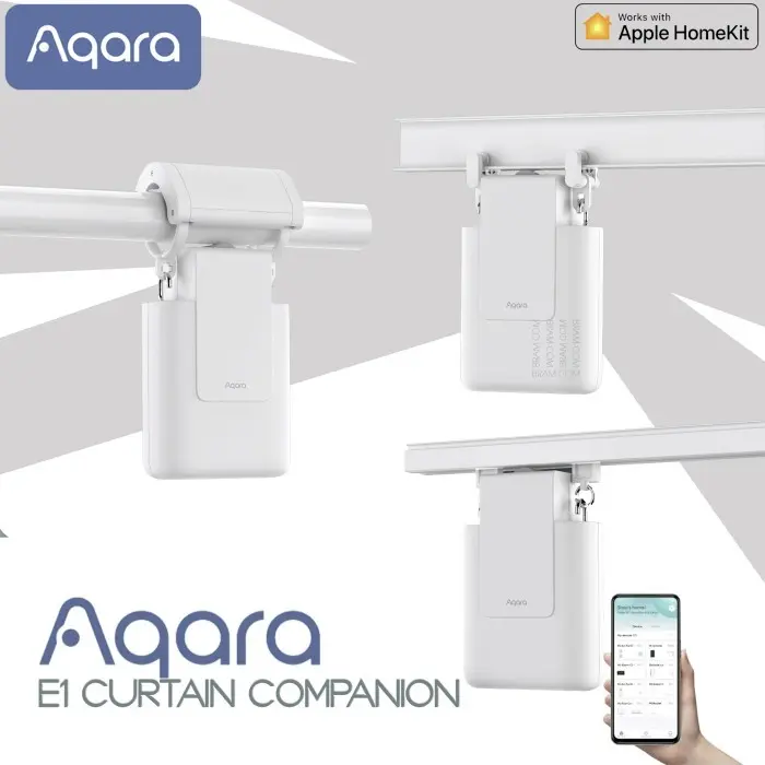 Smart Curtain Motor Gorden Otomatis Rel Gorden Elektrik Tirai Otomatis Buka Tutup dari HP Smart Home Zigbee Apple HomeKit