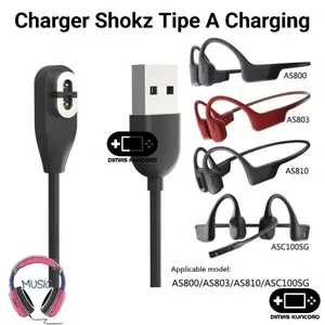 Charger Shokz Tipe A Charging aftershokz aeropex as800 as803 kabel usb aero pex