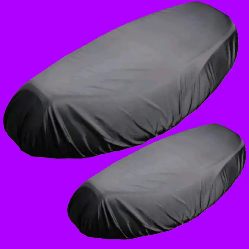 Pelindung Jok Motor Anti Cakar Kucing Anti Air Universal Honda Yamaha Suzuki - Warna Hitam Polos - Motorcycle Sarung 0