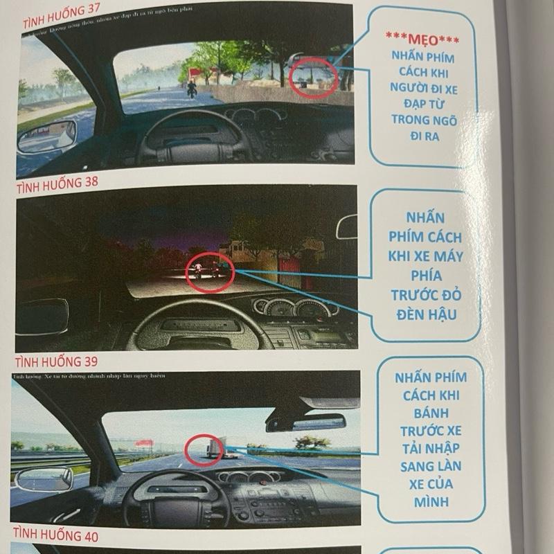 Combo bộ tài liệu mẹo thi ô tô hang B số sàn, B tự động, C1, C và nâng hạng mới nhất hiện nay 2
