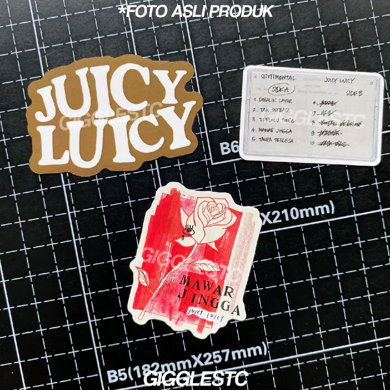 Sticker Pack JUICY LUICY - Waterproof + Laminasi 2