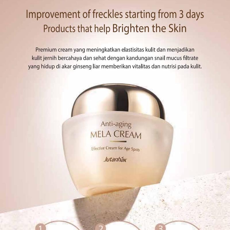 Anti-Aging MELA CREAM JUTANHAK @50mL e1.69fL.OZ) FLEK HITAM
