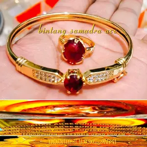 SET GELANG CINCIN PERMATA MERA KOIN 1991