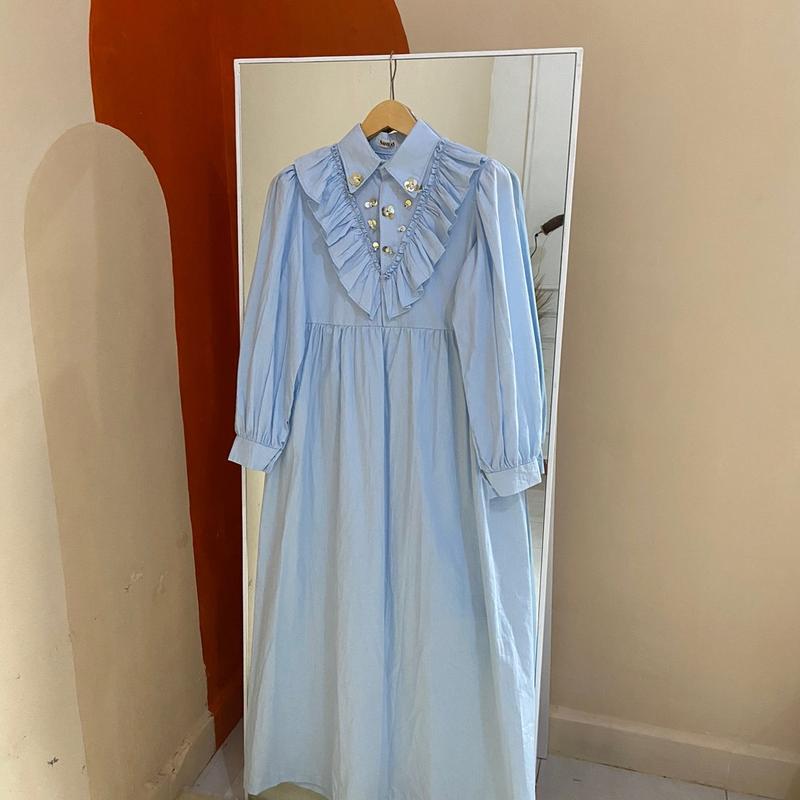 Dress payet by sun.id Katun Kancing 3