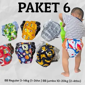 Paket 6 hemat bayi dan balita cowo cewek anak