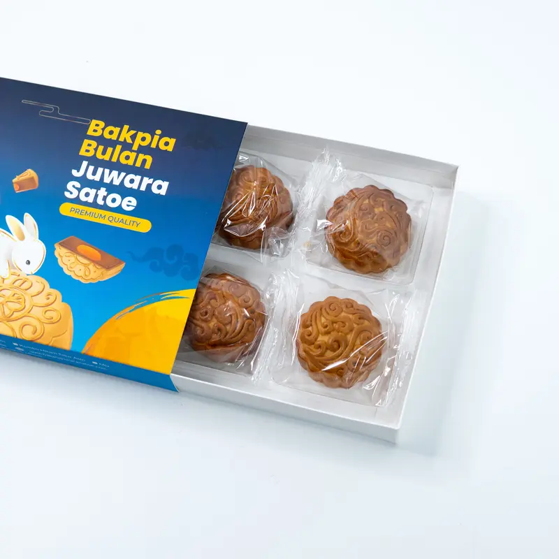 [ 2 BOX ] PAKET BAKPIA BULAN MIX (KACANG HIJAU, KUMBU HITAM) - BAKPIA JUWARA SATOE 2
