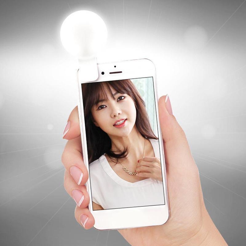 Đèn pin mini, cho điện thoại di động, đèn LED, phát sóng trực tiếp, để chụp ảnh, ánh sáng làm đẹp 4