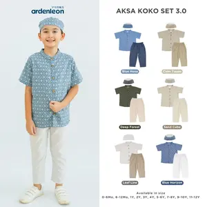 ARDENLEON Setelan Koko Anak Raya Aksa Koko Set All