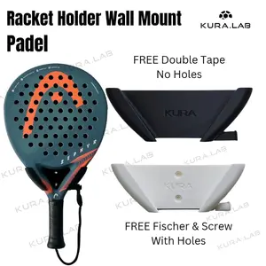 Tempat Gantung Raket Padel Gantungan Padel Dinding Holder Wall Mount by KURA.LAB