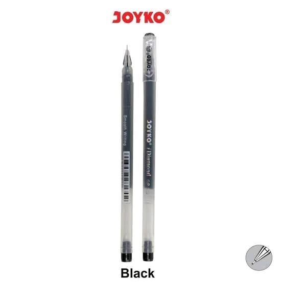 Pulpen Gel Joyko Gp-212 IDiamond 0.5 mm / Pcs Stationery Tinta 3
