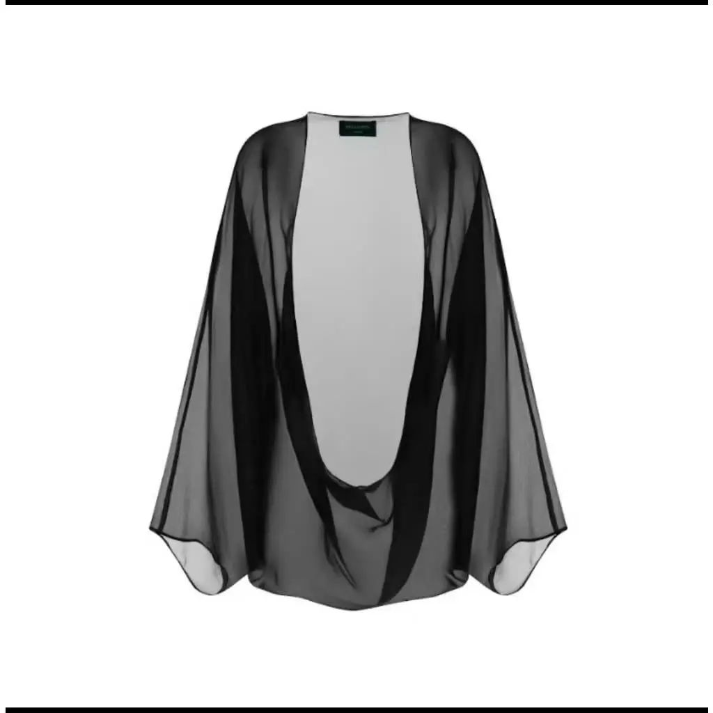 Áo choàng tơ - áo khoác vai chất liệu tơ lụa freesize 39kg đến 60kg KINI-Style. | BigBuy360 - bigbuy360.vn