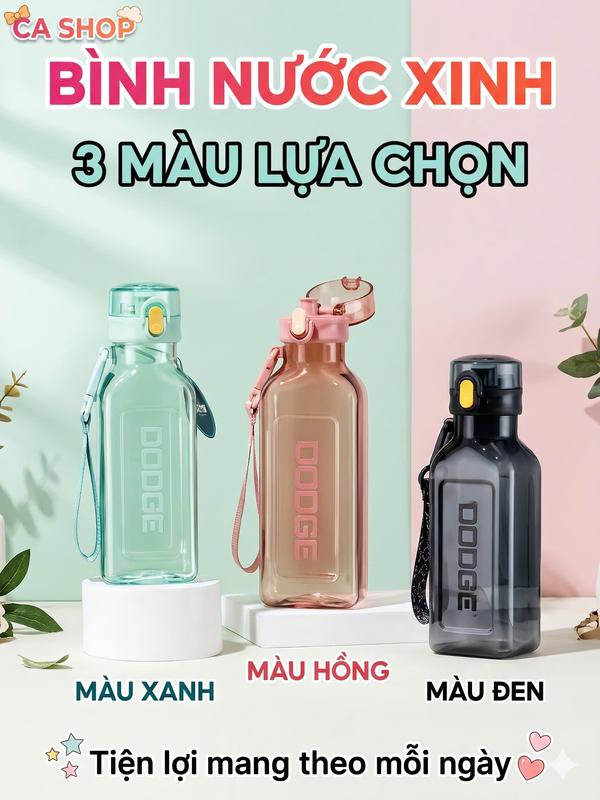 "Bình Nước Thể Thao Nhựa Cao Cấp 1000ml Có Dây Đeo Tiện Dụng"