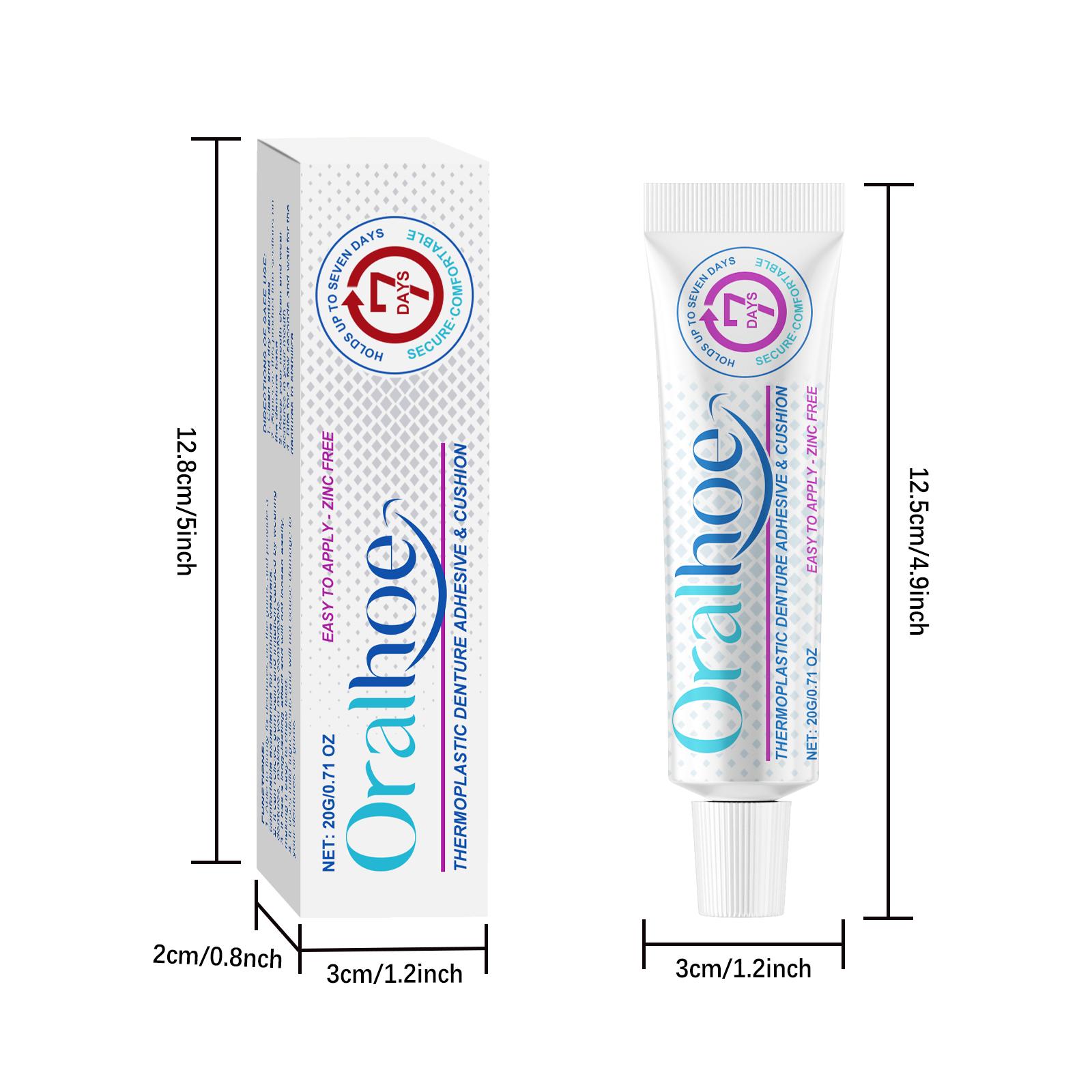 【COD&BPOM】Gel Perawatan Alat Gigi 20g - Stabil Saat Makan/Berbicara, Nyaman Tanpa Geseran, Tahan Lama Sehari-hari, Alami Tanpa Iritasi, Mudah Digunakan