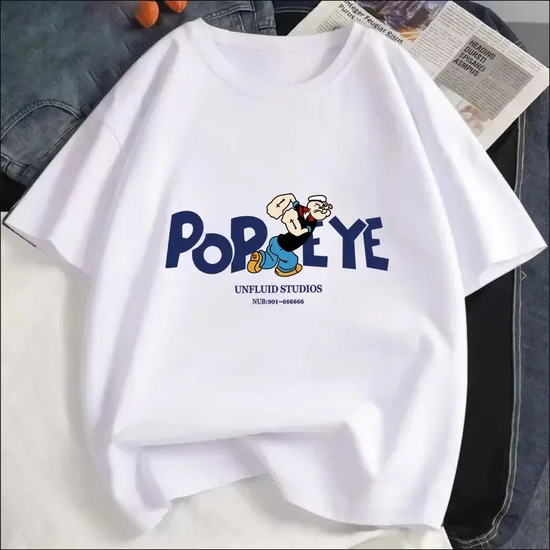 T-shirt POPEYE / Unisex / Katun Combed / Lembut Nyaman Soft Surfing