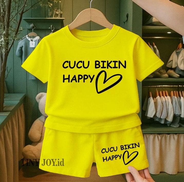 TINY JOY.id-SETELAN BAJU ANAK PEREMPUAN CUCU BIKIN HEPPY USIA 1-8 TAHUN GAMBAR KATA KATA VIRAL BAHAN KATUN COMBED PREMIUM / SETELAN FASHION ANAK /SETELAN CELANA PENDEK DISTRO / SETELAN ANAK MURAH / SETELAN BAJU ANAK LAKI LAKI KEKINIAN NYAMAN TINY JOY.id-SETELAN BAJU ANAK PEREMPUAN CUCU BIKIN HEPPY USIA 1-8 TAHUN GAMBAR KATA KATA VIRAL BAHAN KATUN COMBED PREMIUM / SETELAN FASHION ANAK /SETELAN CELANA PENDEK DISTRO / SETELAN ANAK MURAH / SETELAN BAJU ANAK LAKI LAKI KEKINIAN NYAMAN