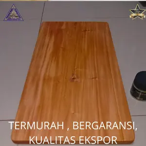 OKK-005# Talenan kayu mahoni flat rata halus. FOOD GRADE QUALITY. Kitchenware talenan kayu anti jamur furina tebal Dapur