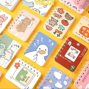 Mini Book/Dairy Mini dengan Desain Karakter Lucu dan Warna-warni untuk Catatan Sehari-hari